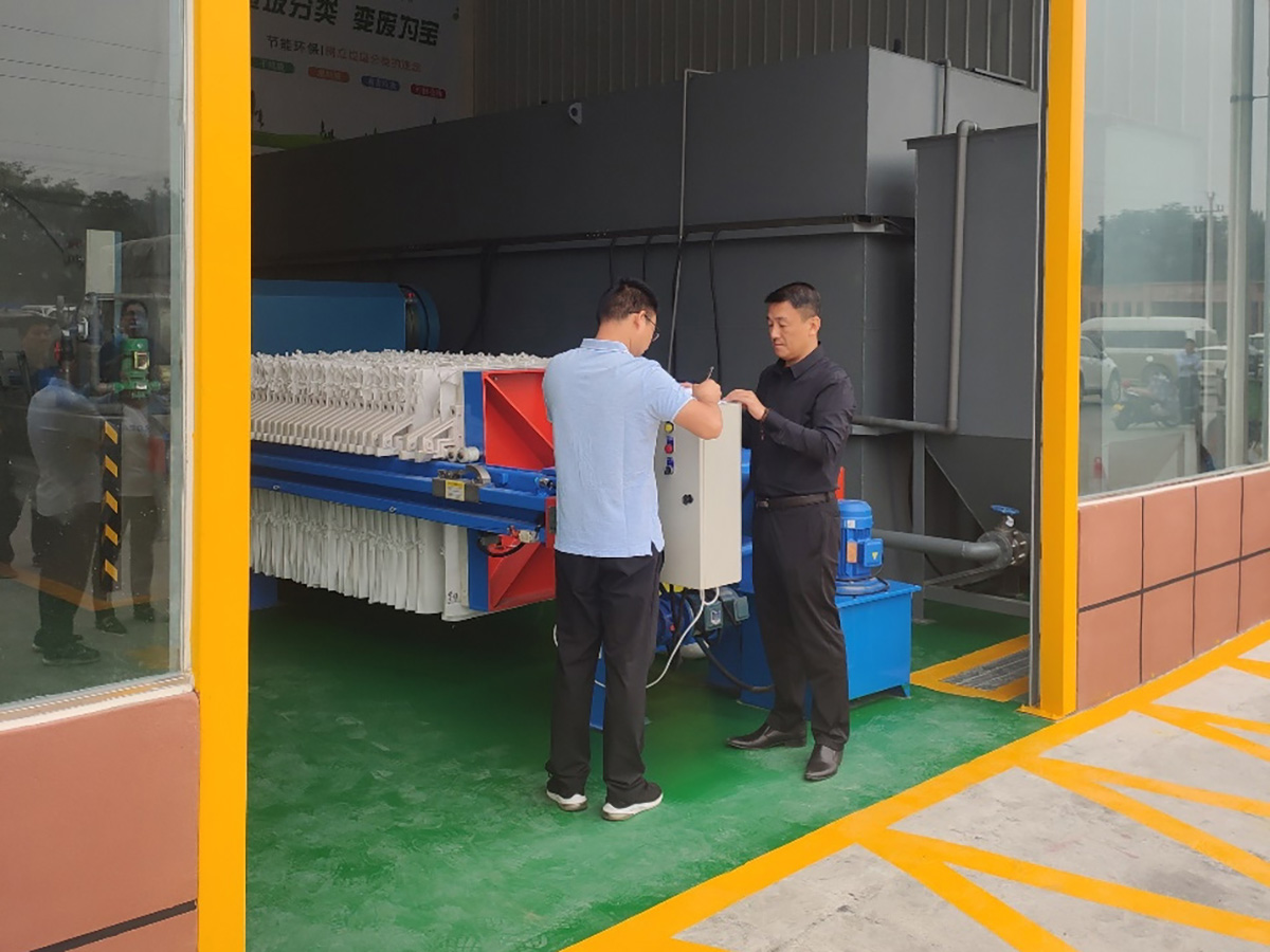 滎陽京城農(nóng)貿市場果蔬垃圾廢水處理工程案例